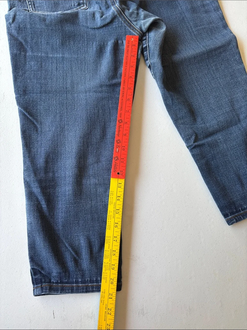 Michael Kors Dark Blue Capri Straight-Leg Women's Jeans Size 8